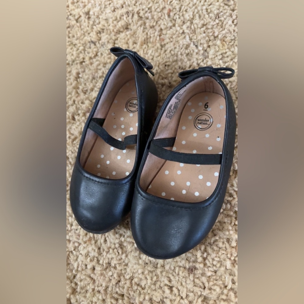 Girls black Mary Jane dress shoes